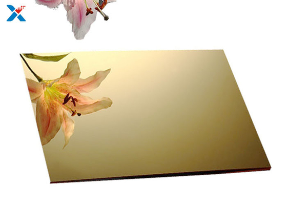 satın al Dekorasyon için 3mm Altın Akrilik Levha Plastik Perspex Levhalar online manufacture