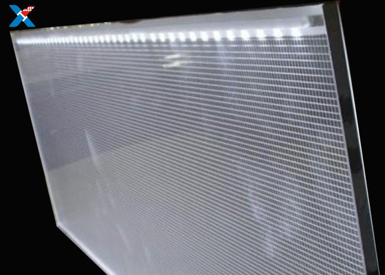 Özel 1220*2440mm 1220*1830mm Akrilik Işık Kılavuz Plakası Kenar Aydınlatmalı Tasarım
