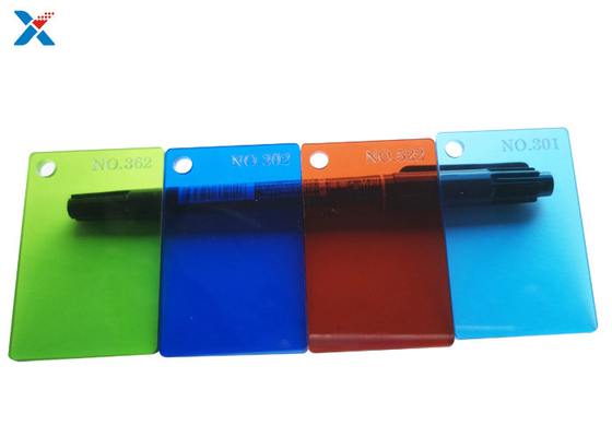 2mm Yarı Saydam Yeşil Renkli Akrilik Levha Ekstrüde Perspex Plaka