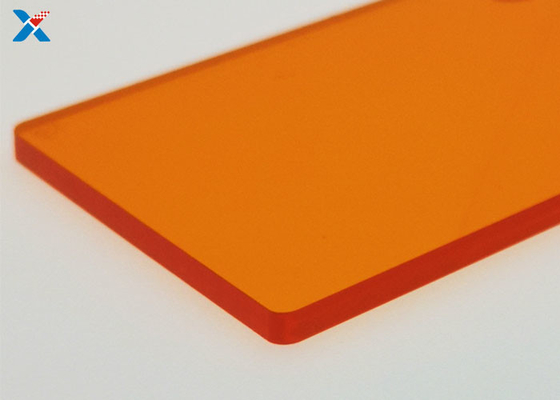 Floresan Turuncu Pleksiglas Akrilik Levha 4x8 Renkli Perspex Levha