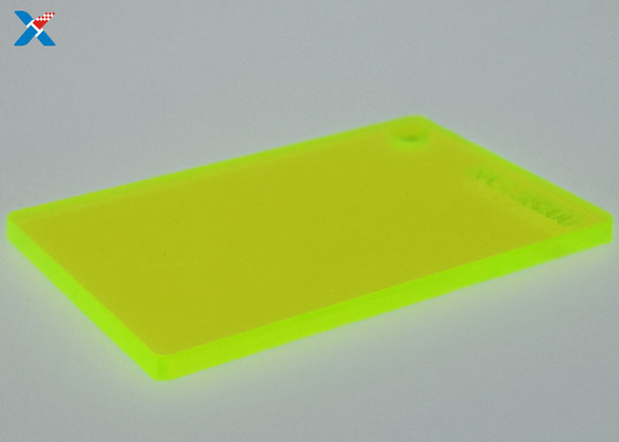 4x8 Pleksiglas Floresan Yeşil Akrilik Levha Ekstrüde Perspex Paneller