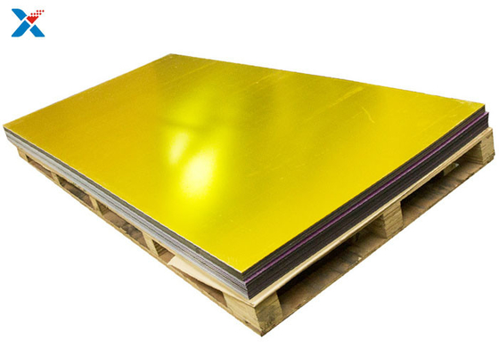 1mm Altın Akrilik Ayna Levha Sert Kaplamalı Yüzey Perspex Plaka